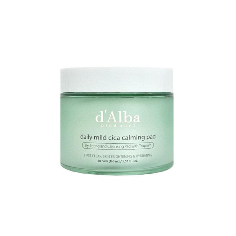 d’Alba Daily Mild Cica Calming Pad 50 Pads 165ml