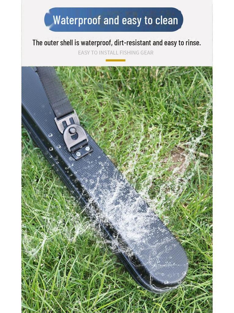 KENGARU Compression-Resistant Hard Shell Fishing Rod Bag - Sizes 1.25m/1.35m/1.45m/1.65m 