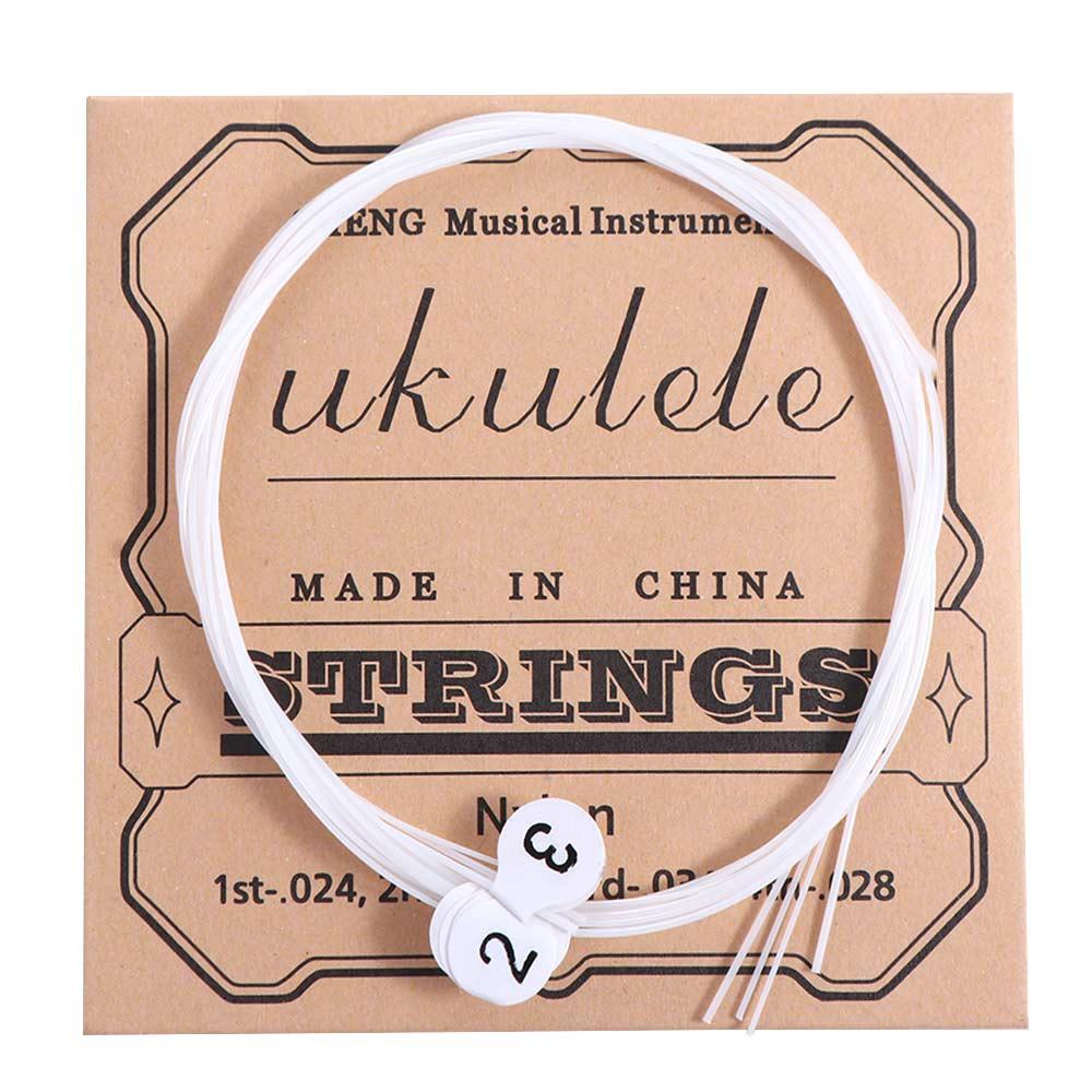 1 Set Universal Ukulele Strings Replacement Classical Guitar Strings  For 21 / 23 / 26-inch Ukulele