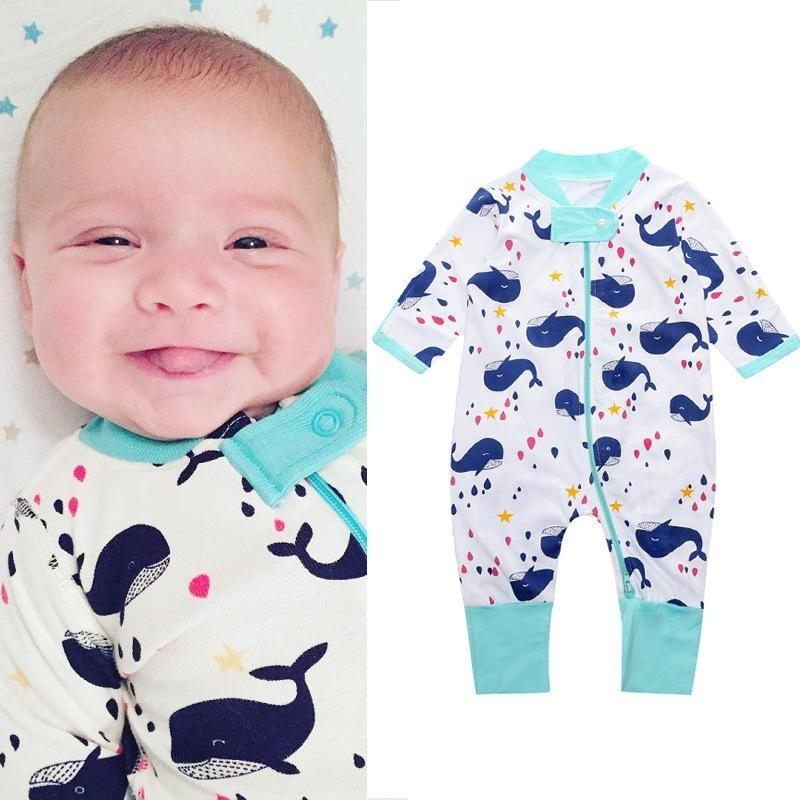 Premium Quality Newborn Baby Boy Girl Long Sleeve Cotton Romper Jumpsuit Outfit For All Seasons