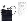 1.5W 5V Solar Panel Portable Lightweight Type-C Outdoor Camping Hiking Cycling Power Bank Mobile