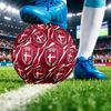 Dänemark Fußball Aufdruck Größe 5 Fußball Ball Verschleißfest Standard Erwachsenen Trainingsfußball Fan Geschenk für Indoor Outdoor Spiel Sport