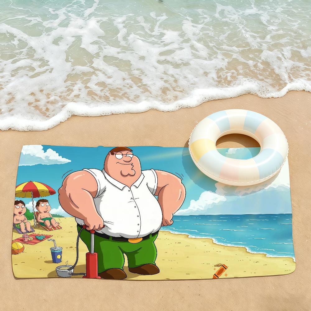 Funny tv F-Family G-Guy Towel Drying Bath Towel Applicable To Light Swimming Camping Yoga Beach Out