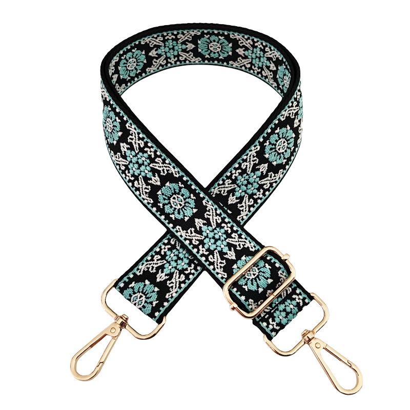 3,8 cm Justerbar Färgrik Jacquard Axelrem för Väskor