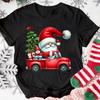 Merry Christmas Santa Claus Shirt Cute Christmas Tshirt Unisexs Xmas Short Sleeve Shirts Holiday Clothes