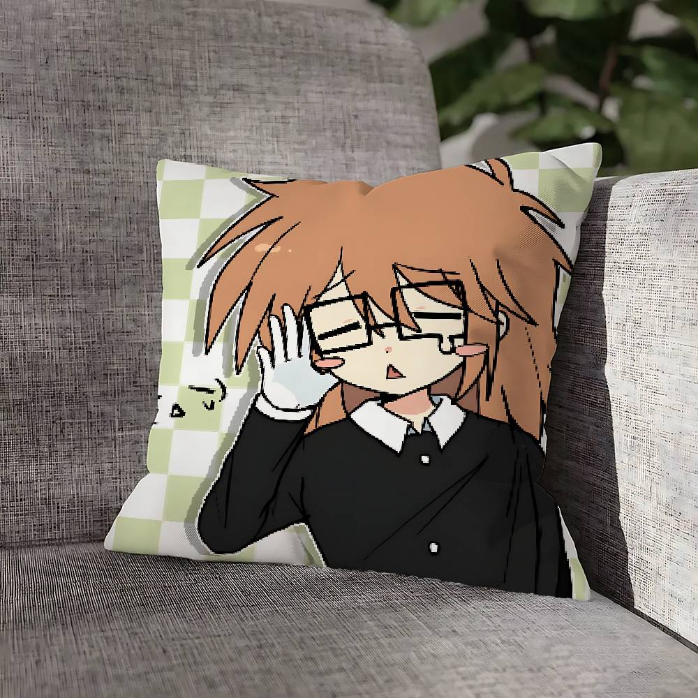 R-Rnfren Randal Luther Nyon Pillow Case For Sofa Decor Car Office Room Printing Cushion Cover Decorations and Protector