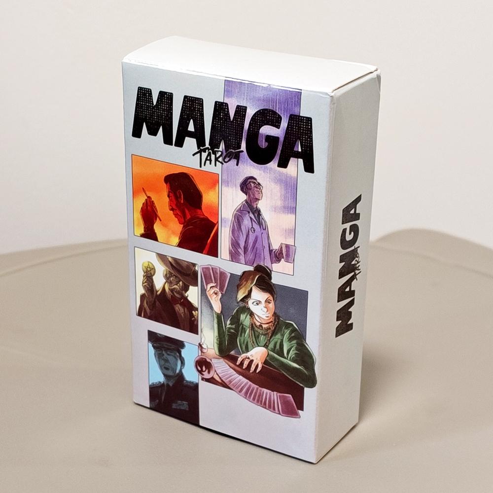 Manga Tarot Deck - 10.3 X 6 Cm 78 Cards Anime Style Tarot Modern Storytelling Divination Deck for Beginners & Experts
