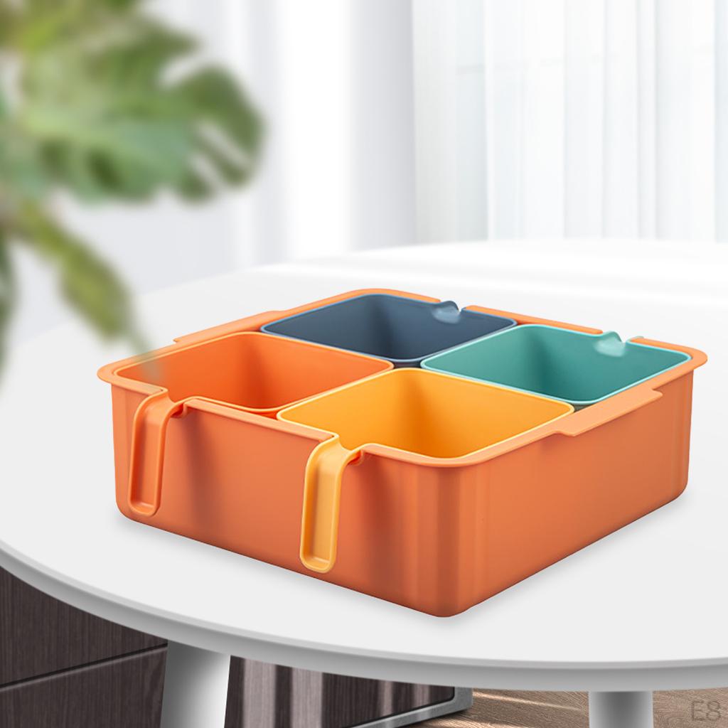 Drain Basket Kitchen Strainer Multifunction Washing Strainer, Double Layered for Fruits