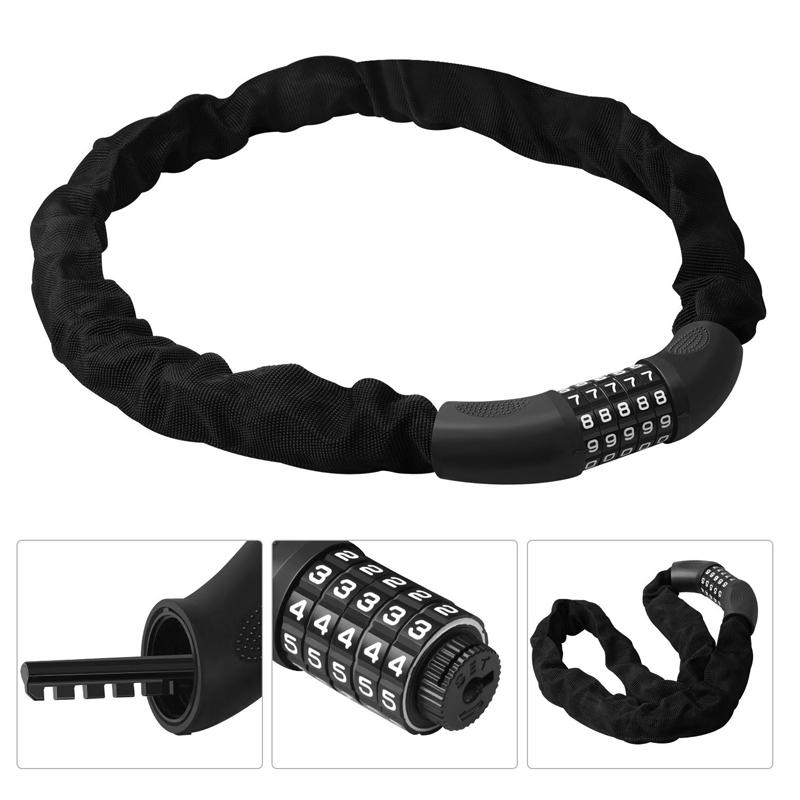 Buy Bike Lock Security AntiTheft Bicycle Chain Lock Combination