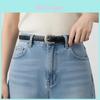 Genuine Leather Women Belt For Casual And Office Wear With Alloy Buckle For Stylish Outfit Pairing