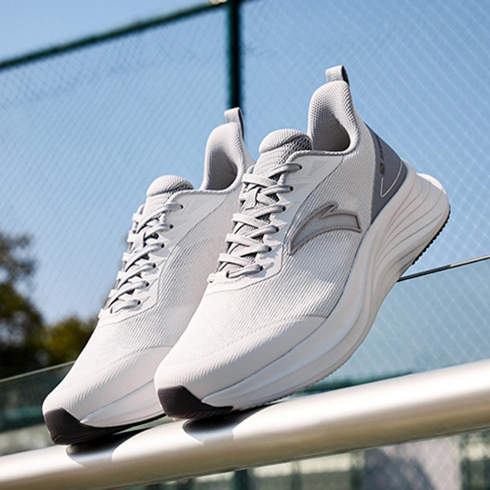 Anta Lightweight Breathable Slip-Resistant Low-Top Casual Running Shoes Men sneaker Gray 112525523-5