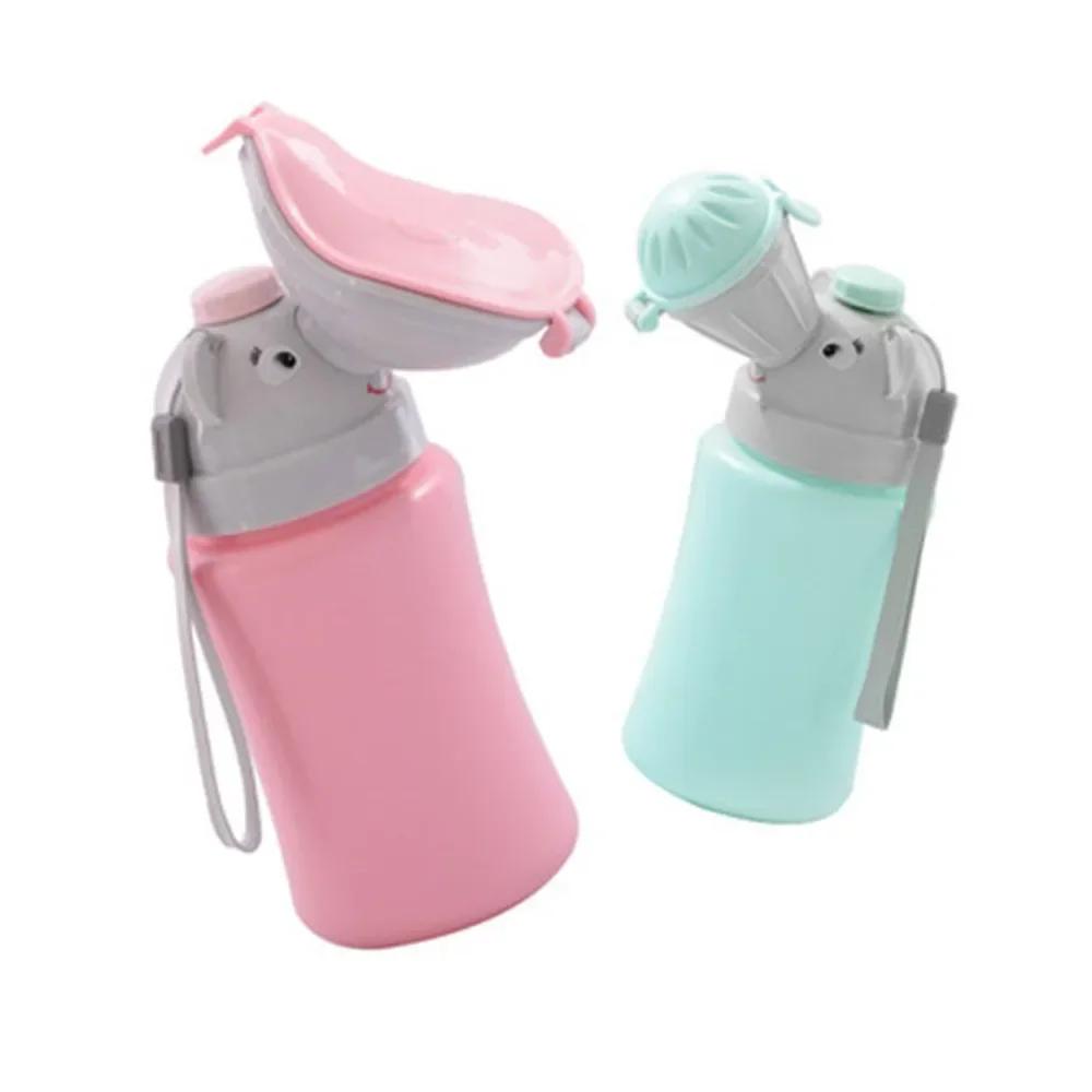 New PP Portable Baby Hygienic Toilet Hygienic Design Leak-Proof Children's Training Toilet Convenient Urinal Outdoor Use