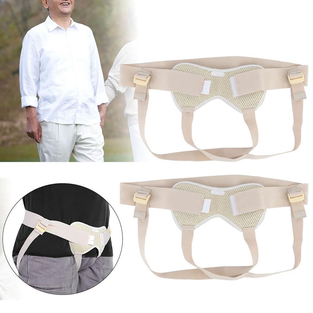 Inguinal Hernia Belt Groin Support Inflatable Hernia Bag for Adult Elderly Large