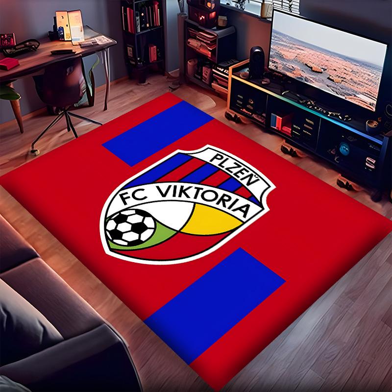 Fc Viktoria Polyester Carpet, Soft Indoor Mat for Office Chair, Living Room, Computer Desk - Decorative Home Office Rug Design