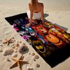 Telo da Spiaggia Collage Personaggi Fnaf, Microfibra Super Morbida, Regalo per Lei/Lui, Compleanno, per Piscina, Spiaggia, Viaggio, Decorazione Casa Regali per Fan