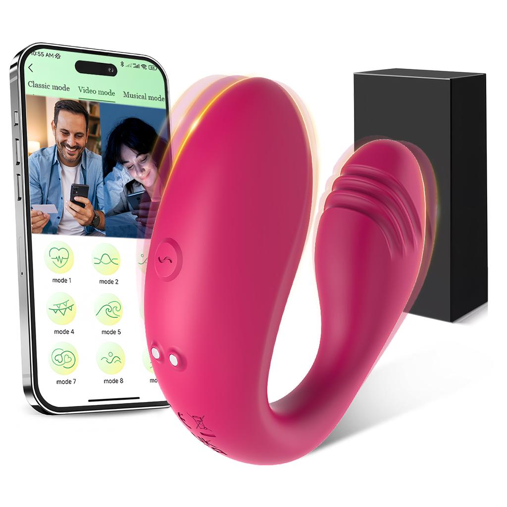 Vibrating Sex Toy For Adult Vagina Clitoris Stimulate U Type Vibrator For Women Masturbator Wireless Remote Vibration For Couple