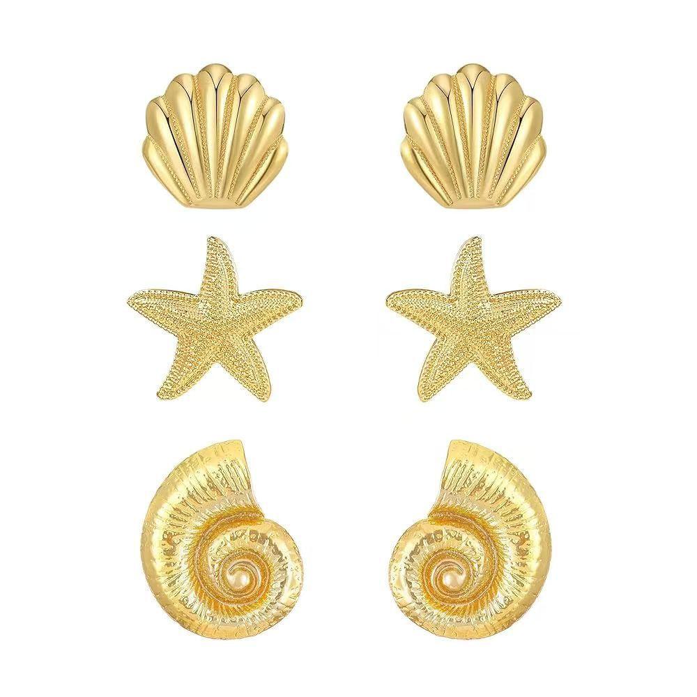 European-American Geometric Twist Circle Earrings – Stylish, Multi-layered, and Versatile