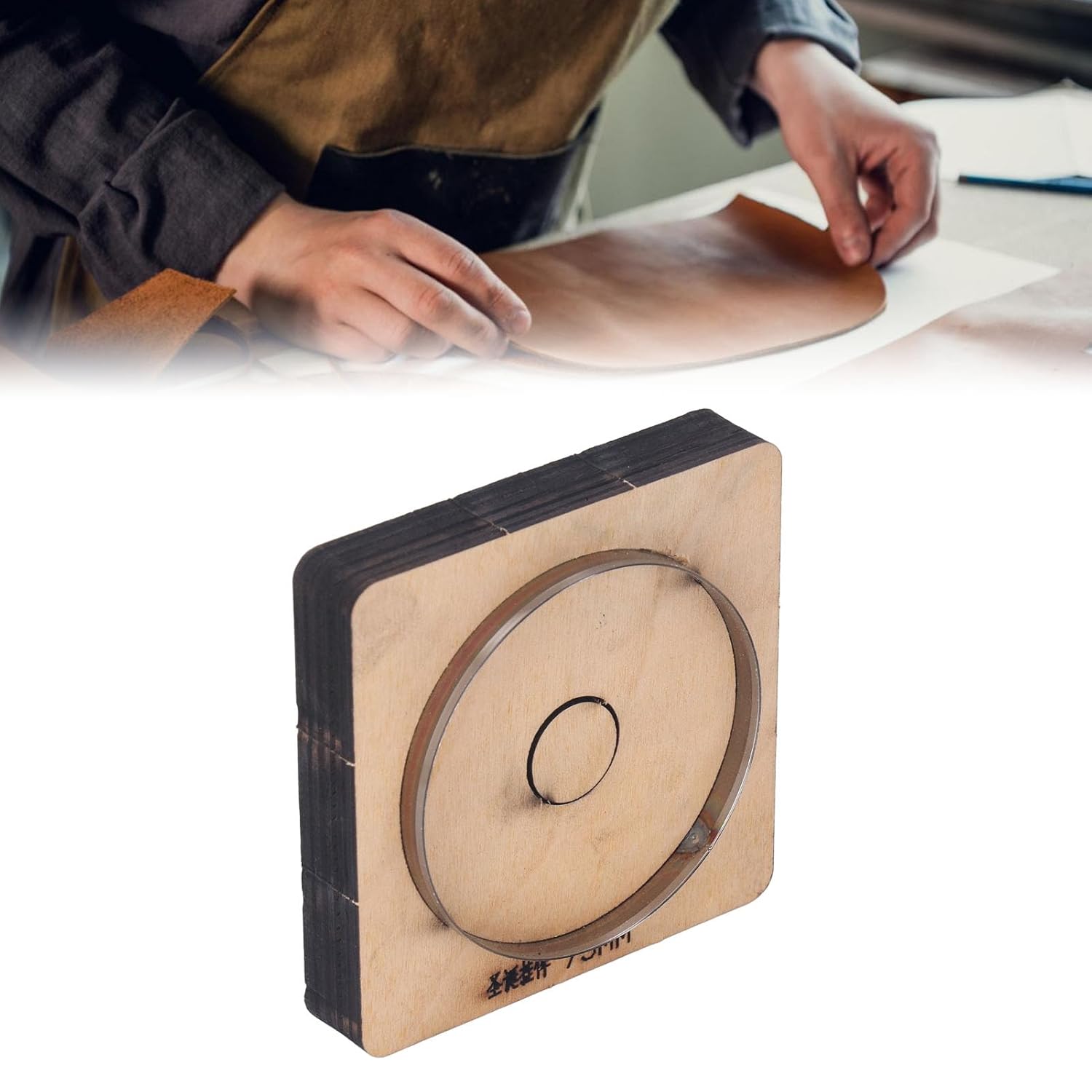 

Кожаные вырубные штампы 75 мм диаметр Круглая форма Пробойники, Вырубные штампы Кожаный пробойник Форма для резки для DIY Кожаный резак Полый пробойник