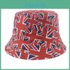 Chapéu de Pescador Reversível com Bandeira Britânica Proteção Solar Para Atividades ao Ar Livre