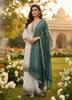 Heavy Faux Georgette Paksiatni Salwar Kameez Indian Party Wear  Palazzo Suit