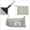 Beach Sun Shelter with Sandbags Gray 214 x 236 cm