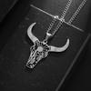 Fashionable Bull Head Men's Mexican Bullfighting Trend Jewelry Pendant Necklace