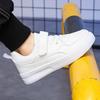 Boys & Girls Lightweight Casual Sneakers for School, Play, Running – Comfortable Everyday Kids Footwear, White, Size 28