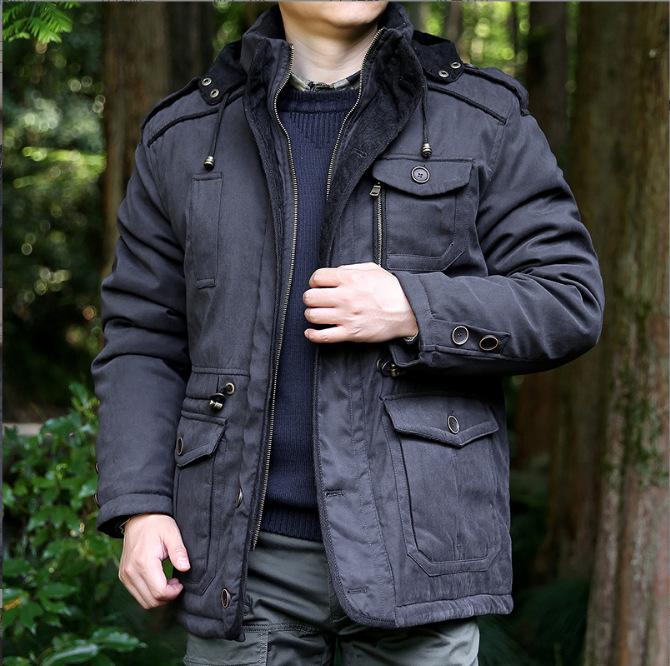 Parka Men Coats Winter Jacket Men Thicken Hooded Waterproof Outwear Warm Coat Casual Mens Jackets Overcoat Fur Thick coats