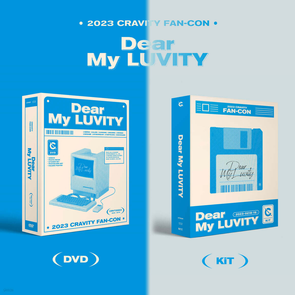 

Cravity (CRAVITY) - 2023 CRAVITY FAN CON [Dear My LUVITY][DVD + KiT VIDEO SET]