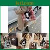 Stylish Large Capacity Tote Bag For Women In Leopard Print With Cartoon Design For Casual Use
