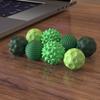 Magnetic Sensory Silicone Ball Hand Touch Ball Soft Massage Training Raised Point Waist and Back Foot Massage Ball 4/8 Pieces
