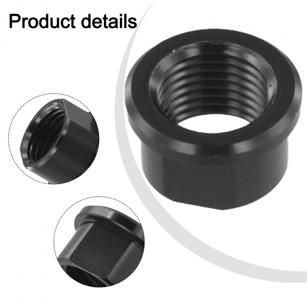 1pc Bike Bicycle Front Rear Thru Axle Cap/Nut-M12/M15xP1.5mm Hubs Tube Shaft Nut