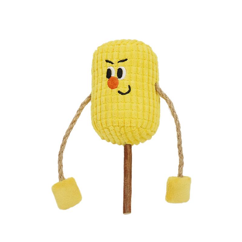 

Corn Cob Cat Wood Polygonum Toy Teeth Cleaning Cat Mint Cat Stick Tooth Grinding Stick Self-hi Pet Supplies