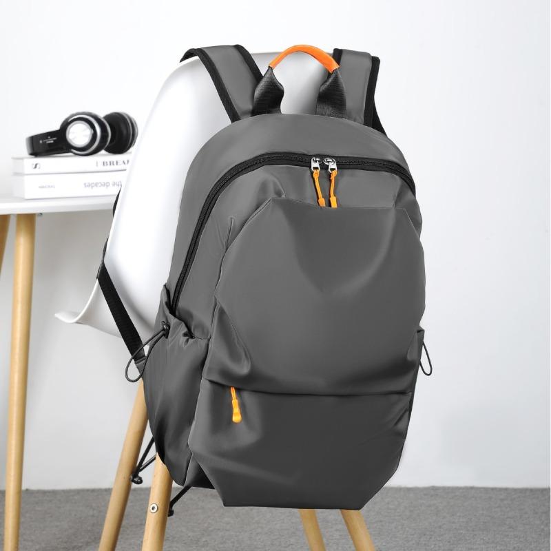 Backpack Outdoor Backpack Solid Color Business Commuter Computer Bag Student School Bag Breathable and Lightweight