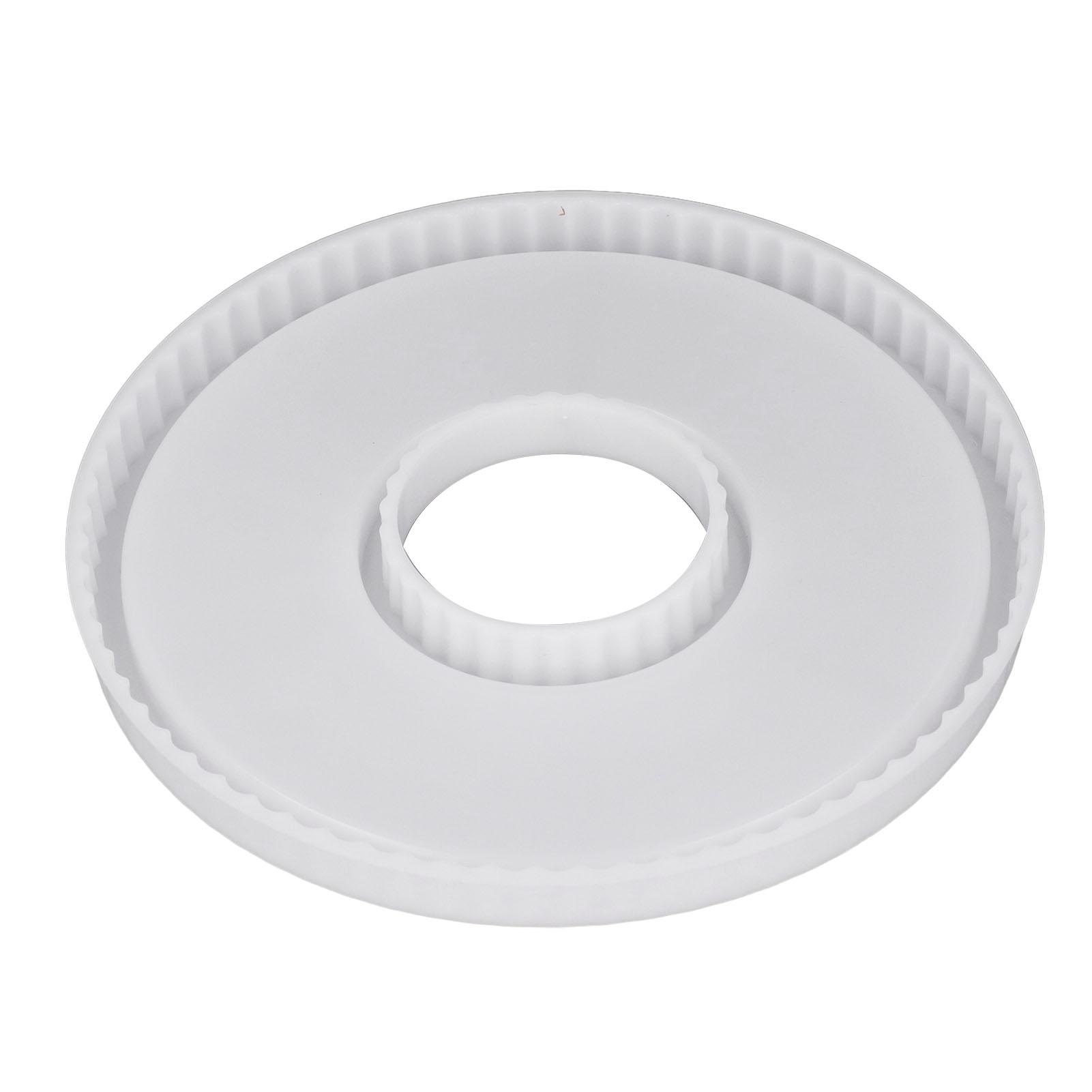 

Круглый лоток для смоляной формы, силиконовая литейная пластина для смоляного бетона с канавками и отверстиями