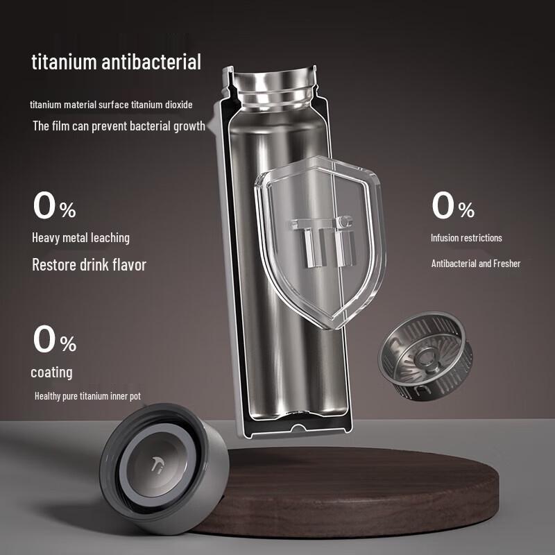 Fuguang Tea Master Pure Titanium Insulated Mug