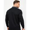 Men's Long Sleeve Polo Shirt with Chest Pocket - Contrast Collar Button Down Casual Top - Slim Fit Business Casual Pullover