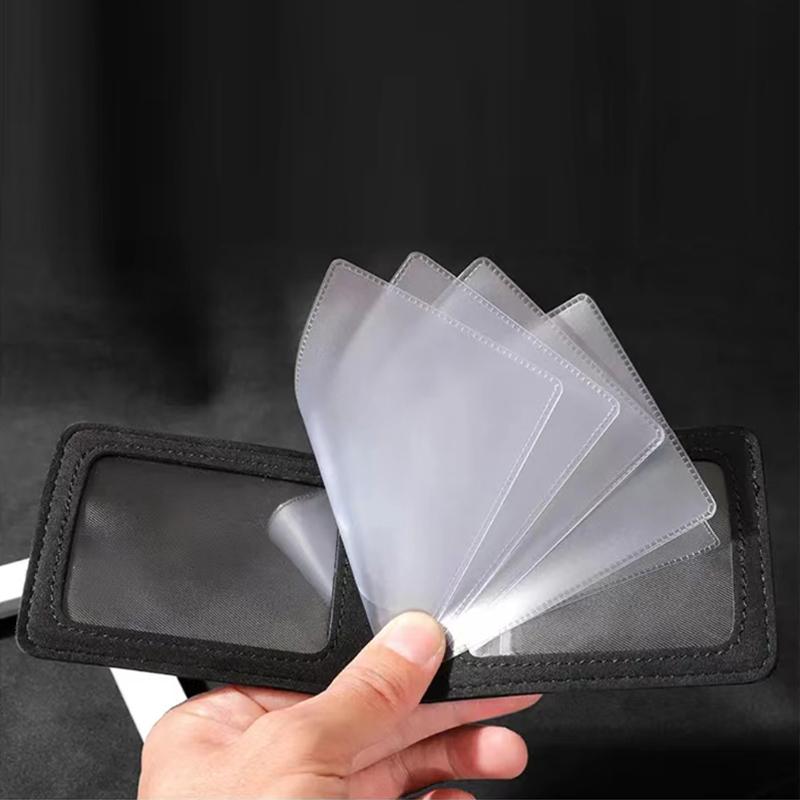 PU Leather Credit Card Case Car Driving Documents Protective Case For Mercedes Benz AMG GLE GLS GLC CLA GLB ML W204 W206 W205 W212 W203
