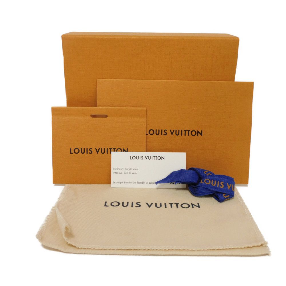 Used 12564 Portefeiulle Lowkey Compact M12148 7941 Current Brown RFID Padlock, Unused LV Circle Cognac Unisex from