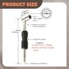 Guitar Rod Wrench, Neck Adjustment Tool, Ergonomic Steel And Rubber Handle, Suitable Accessory for