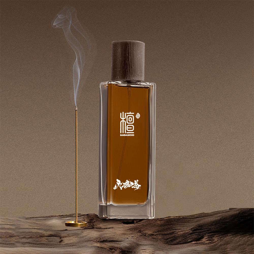 Sandalwood perfume, sandalwood temple flavor, burning incense, sandalwood road, light fragrance, high-grade fragrance, long-lasting fragrance