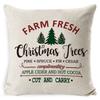 Christmas Pillowcase Gray and White Plaid Office Lumbar Support Home Bedside Cushion Car Neck Cushion