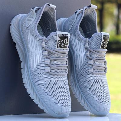 Coconut Shoes Men's Summer Men's Lightweight Mesh Casual Shoes Breathable Single Mesh Hollow Running Shoes Cloth Shoes