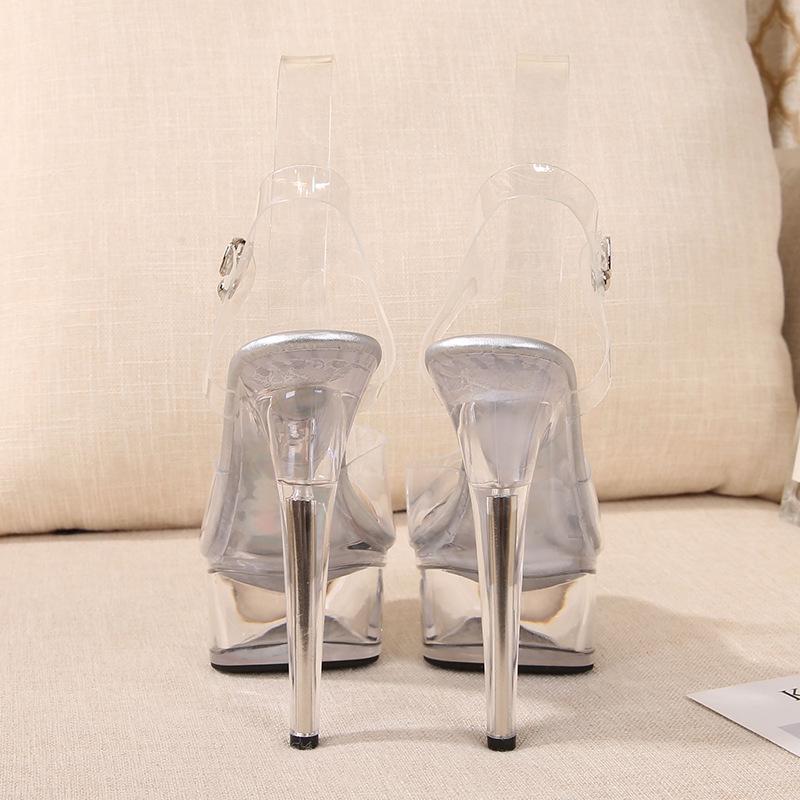 2021 Summer Style Waterproof Platform Stiletto High Heel Wedding & Banquet Sandals