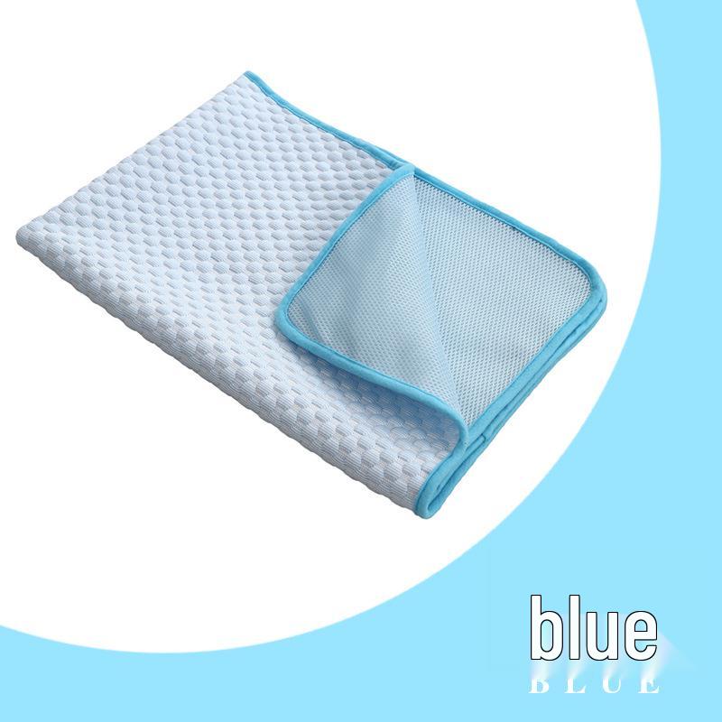 Cool Pet Ice Mat: Breathable Ice Silk Summer Bed for Dogs & Cats