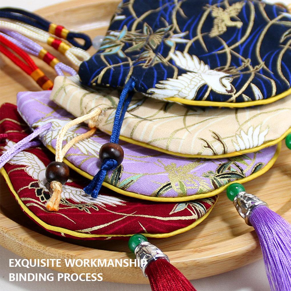 Sachet Bag Portable Traditional Chinese Style Hanging Bags with Tassel Pouch Printing Pattern Pocket Party Favor