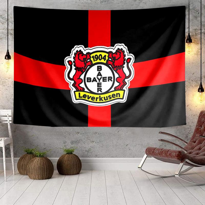 1PC Bayer Leverkusen Crest Tapestry Hanging for Bedroom,Livingroom, Playroom,Decor Art Room Wall Tapestry Holiday and Birthday Gifts