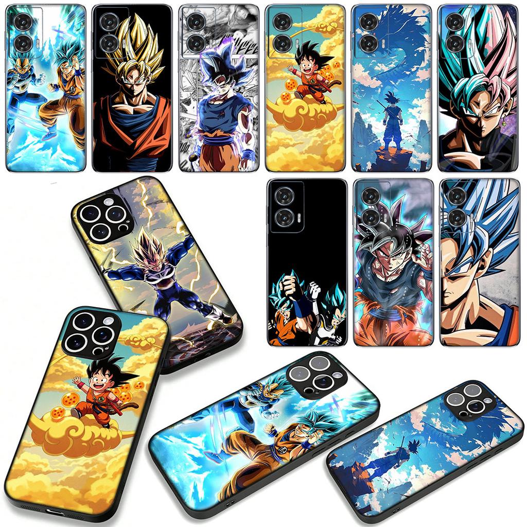 Super Son Gokus Dragon Vegeta Balls Case for Motorola Moto G54 G05 G24 G55 G75 G85 G15 G57 G86 Power Edge 50 30 Fusion neo Pro