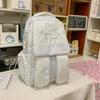 Schoolbag new cute cute cute polka dot lace rabbit ears backpack commuting versatile large capacity student bag