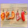 Porta-chaves de Comida Realista Presente Fofo para Casais Amuleto de Bolsa Novidade Divertida Acessório de Chave